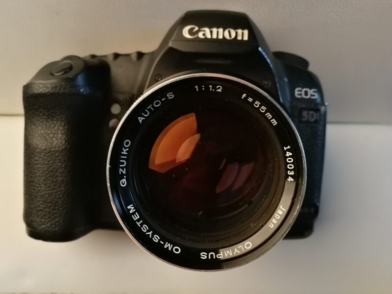 Olympus Zuiko Auto-S 1:1.2 55mm